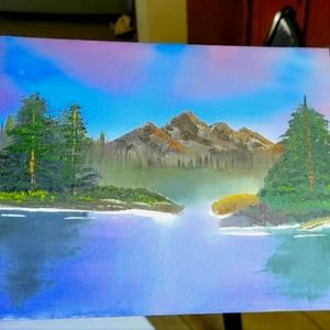 Mountain painting